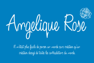 Angelique Rose: A Handwritten Font for Editorial Elegance