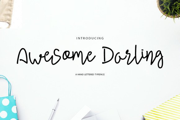 Awesome Darling Font: A Goofy Script for Memorable Branding