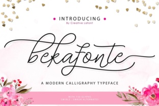 Bekafonte: A Handwritten Font That Elevates Branding