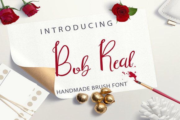 Bob Real: A Handwritten Font for Elegance and Editorial Design