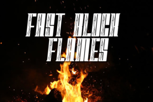 Fast Block Flames: A Bold Typeface for High-Impact Digital Headers
