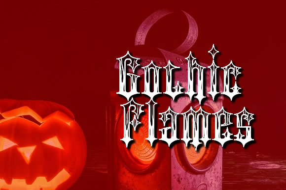 Gothic Flames Typeface: A Vintage Blackletter for Bold Branding