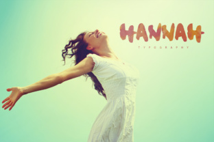 Hannah: A Water-Paint Script Font for Editorial Design