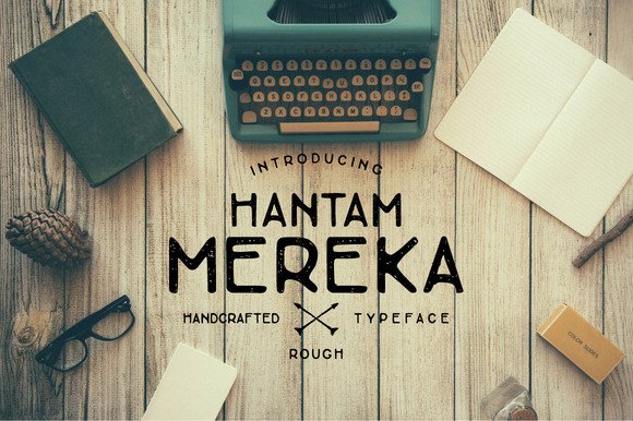 Hantam Mereka: A Bold Sans Serif Font for Creative Branding