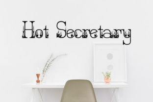 Hot Secretary: A Decorative Typeface for Bold Branding