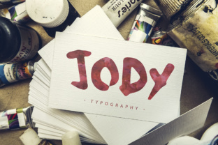 Jody Font Adds Acrylic Elegance to Web Design Projects