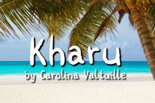 Kharu Font for Campaign Designers: A Script Handwritten Typeface That Captures Attention