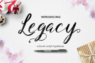 Legacy Font: A Beautiful Brush Script for Editorial Design