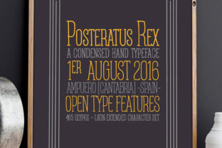 Posteratus Rex Font for Modern Web Design and Branding
