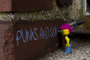 Punks and Skins Font: A Handmade Typography Gem