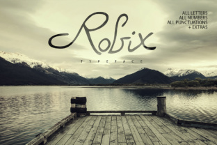 Robix Font: A Playful Script for Creative Makers