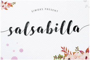 Salsabilla Font: A Script Handwritten Typeface for Digital Designers