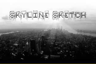 Skyline Sketch: A Decorative Typeface for Modern Brand Identity