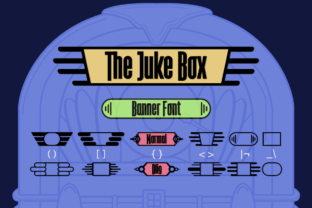 The Juke Box Font for Editorial Design and Creative Typography