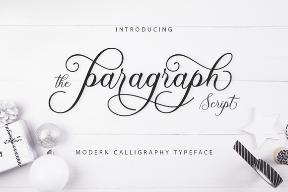 The Paragraph Script: A Beautiful Handwritten Font for Craft Creators