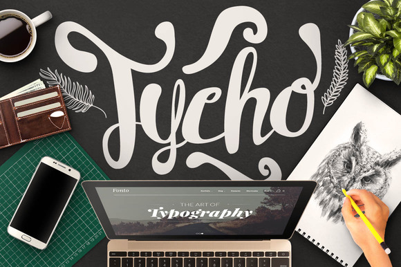 Tycho Font: A Handwritten Typeface for Editorial Designers