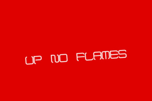 Up No Flames: A Decorative Font for Distinctive Brand Identity
