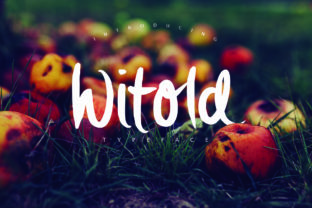 Witold Font: A Handbrushed Typeface for Creative Branding Projects