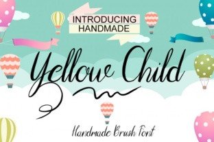 Yellow Child Font for Modern Web Design Projects